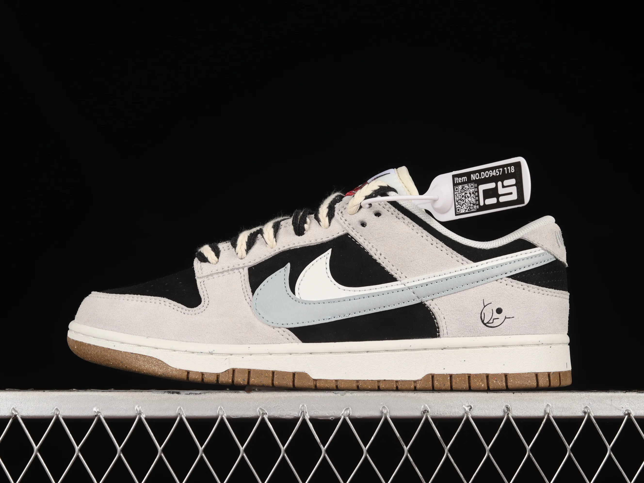 All categories Nk SB Dunk series Nk SB Dunk Low low-top sneakers Nk SB Dunk Low "85" black gray SB low-top sports and leisure sneakers DO9457-118